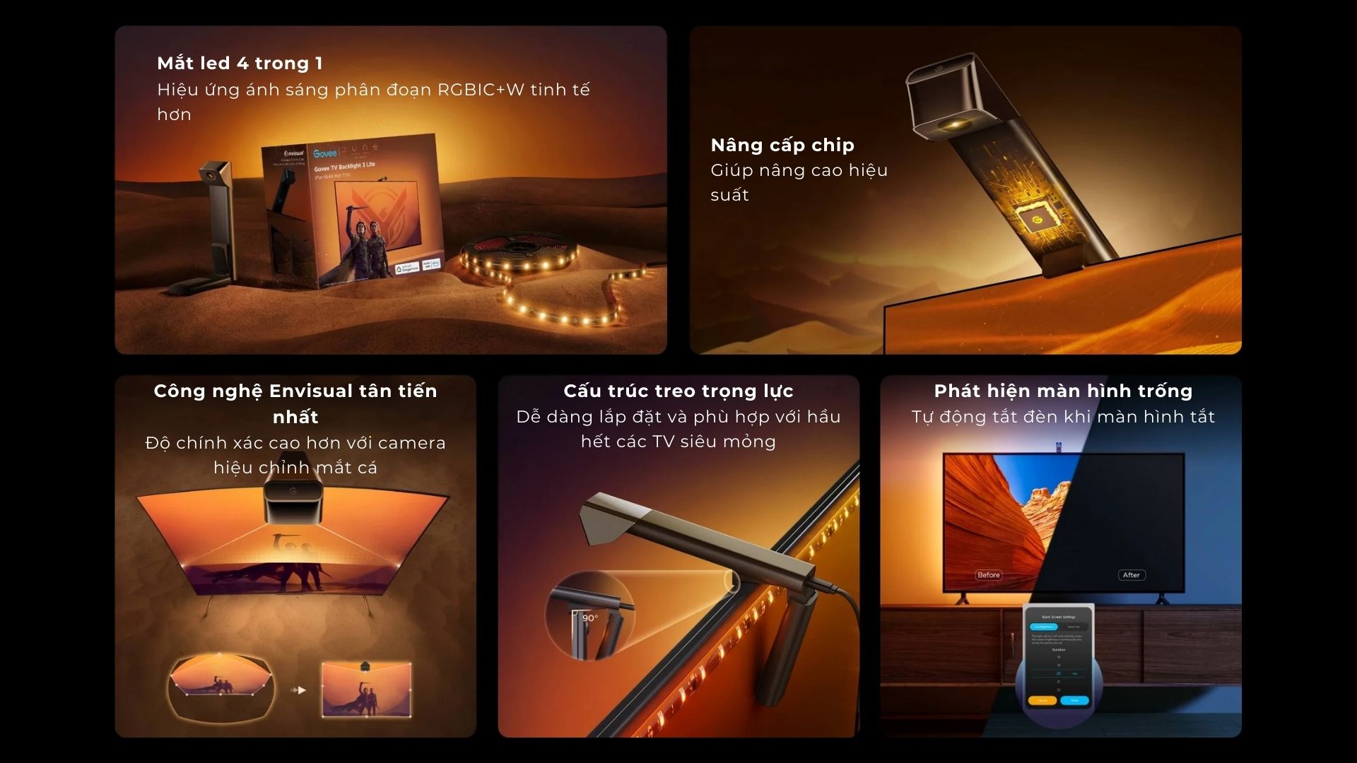 Tại sao nên chọn Govee TV Backlight 3 Lite H6099 (55-85")?