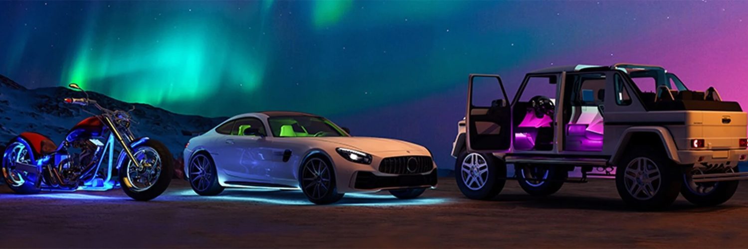 Đèn led trang trí oto & motor