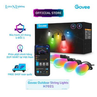 Govee RGBW 96ft Bluetooth & Wi-Fi Outdoor String Lights H7021