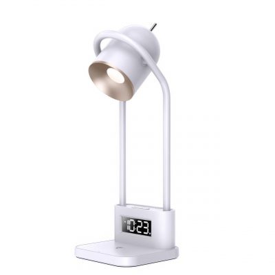 Claris - Đèn LED Bàn Đọc Sách Kim Loại Đa Chức Năng Không Dây