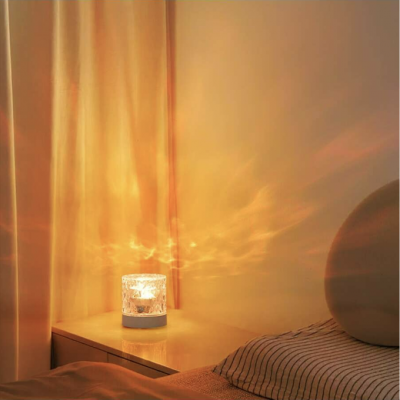 Krystal Aurora - Đèn để bàn pha lê phát sáng cực quang ECLAT