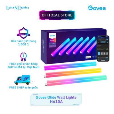 Govee Glide Lively RGBIC Wi-Fi & Bluetooth Wall Lights H610A