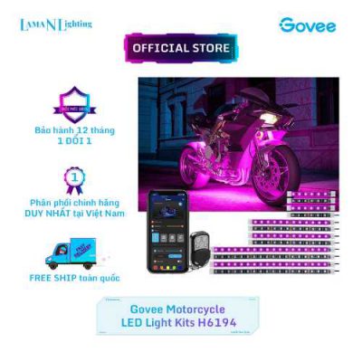 Govee 12 Pcs RGB Motorcycle LED Light Kits H6194