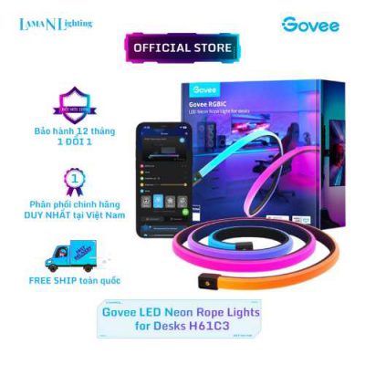 Govee RGBIC LED Neon Rope Lights for Desks H61C3
